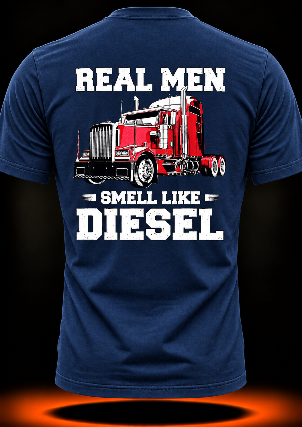Real Men Smell Like Diesel Trucker T-Shirt