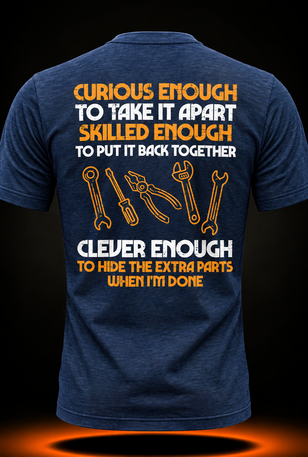 Curious Enough to Take It Apart Car Auto Garage Mechanic Men T-Shirt
