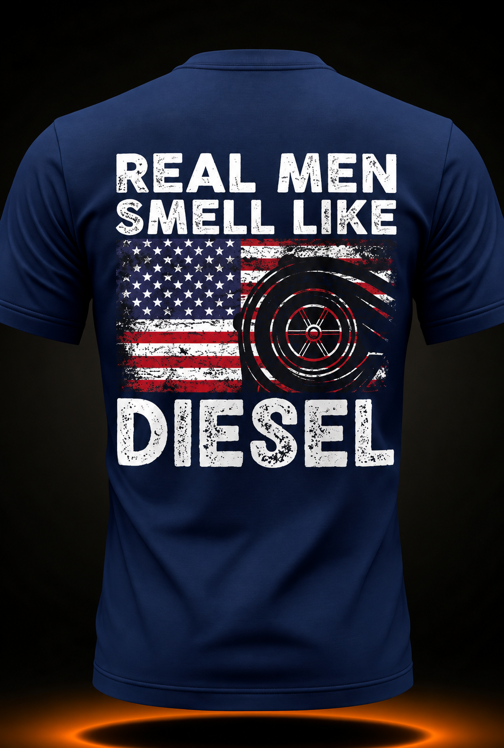 Funny Diesel Mechanic Gift | Real Men Smell Like Diesel T-Shirt