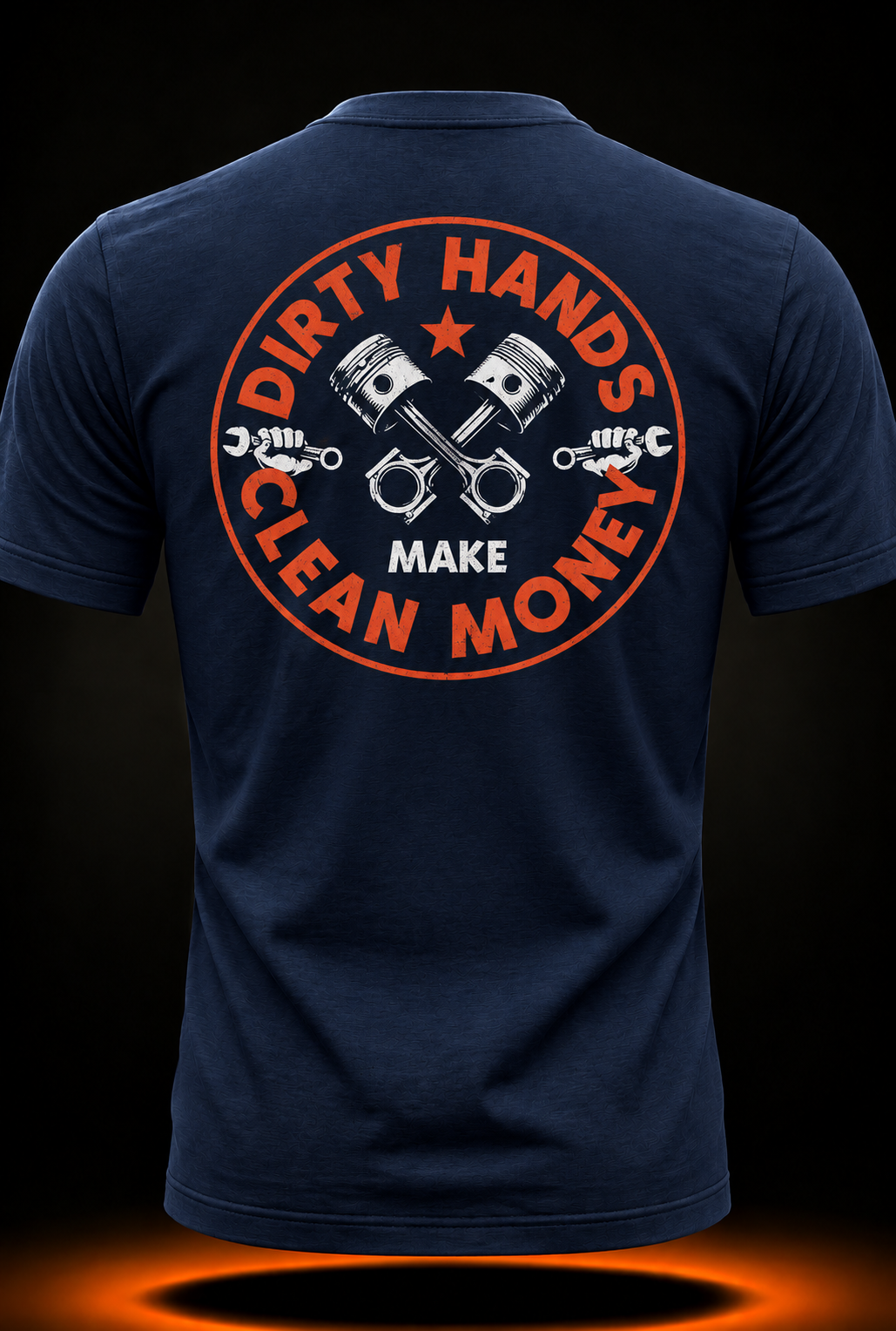 Mechanic Dirty Hands Clean Car Money Automotive Men Women T-Shirt