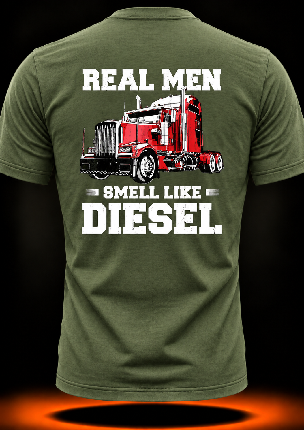 Real Men Smell Like Diesel Trucker T-Shirt