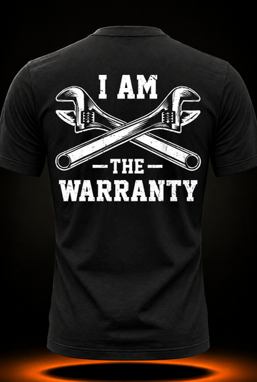 I Am The Warranty Crossed Wrench Proud Auto Mechanic T-Shirt