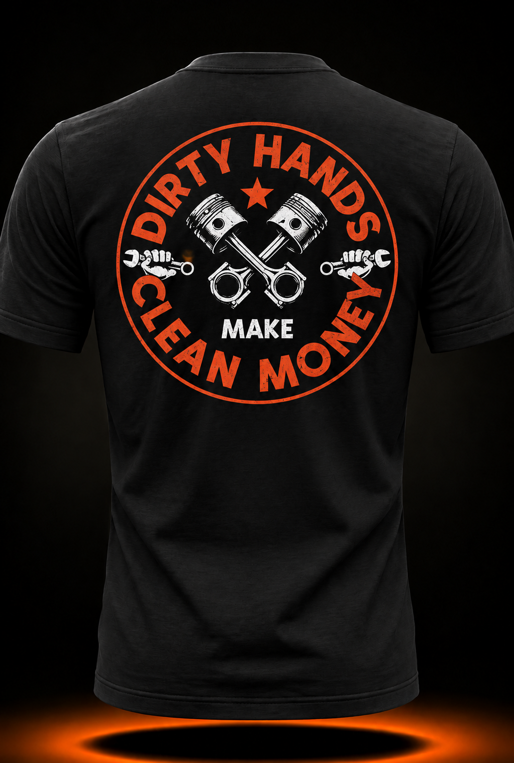 Mechanic Dirty Hands Clean Car Money Automotive Men Women T-Shirt