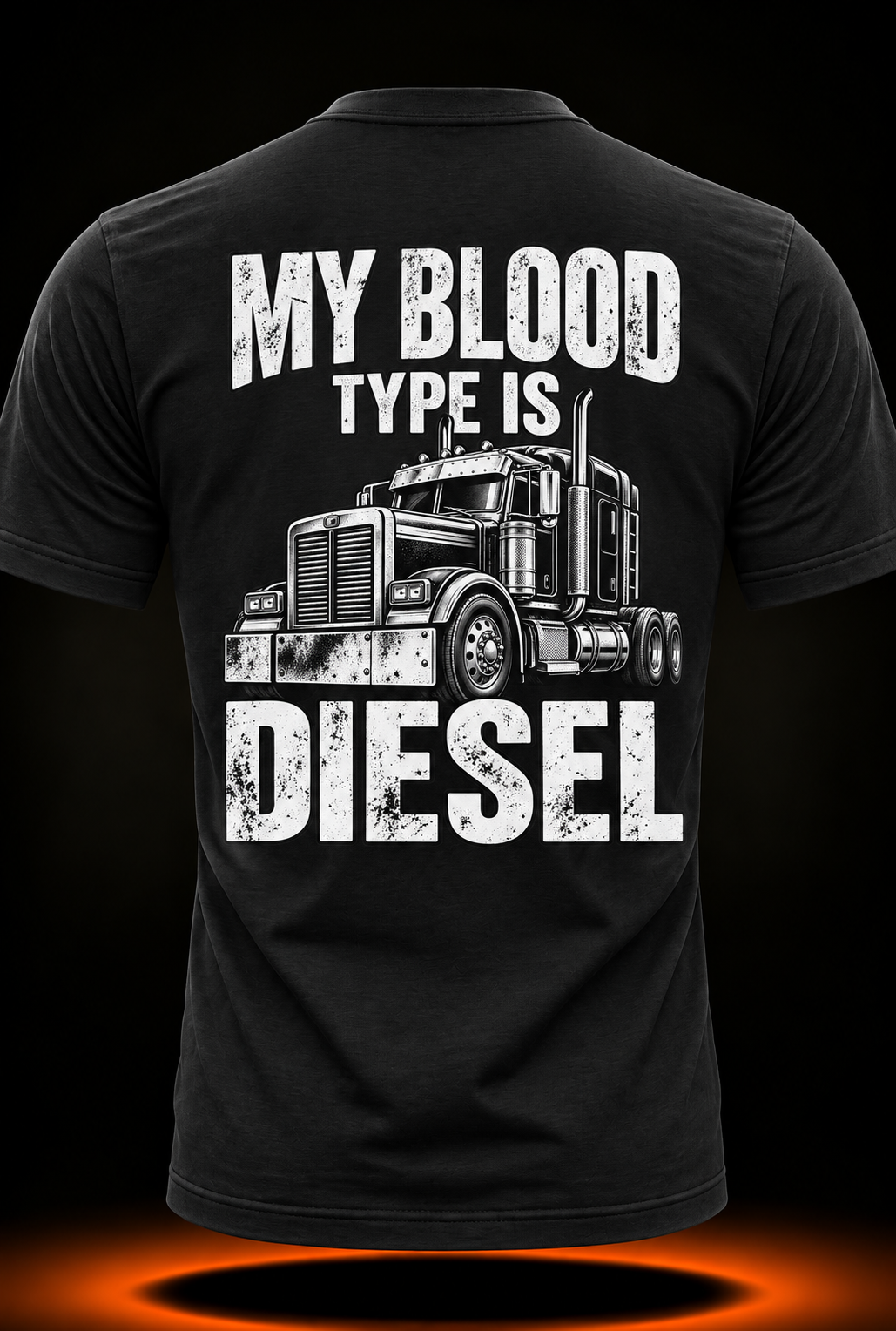 My Blood Type Is Diesel T-Shirt Trucker