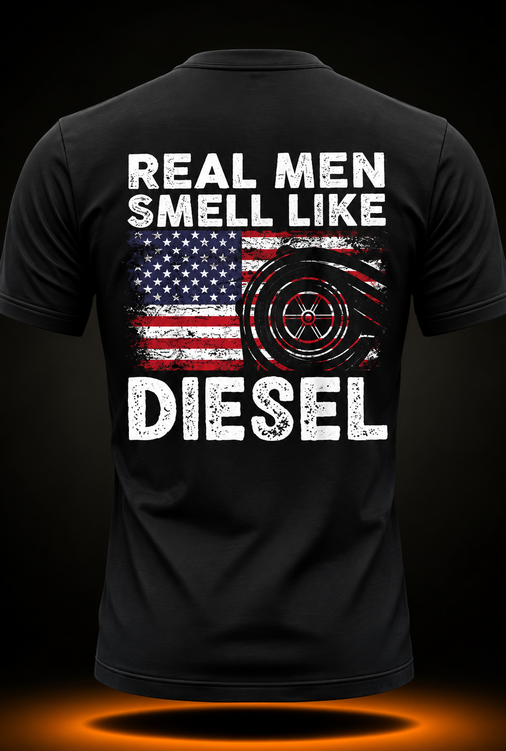 Funny Diesel Mechanic Gift | Real Men Smell Like Diesel T-Shirt