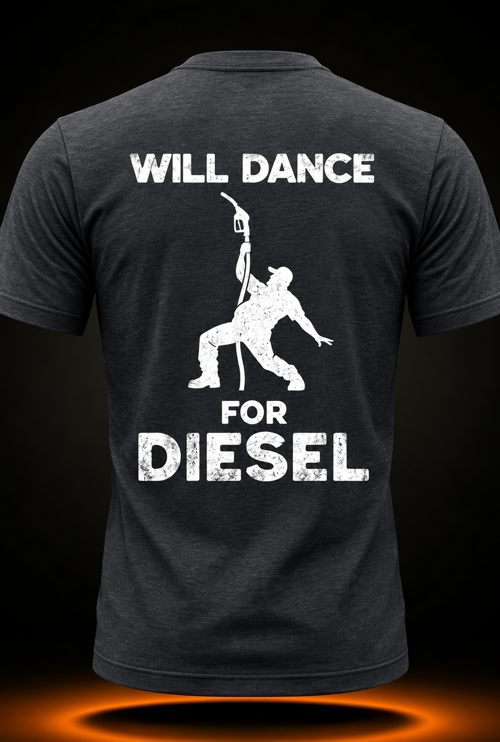 I Will Dance for Diesel Automotive Mechanic Mens Humor T-Shirt