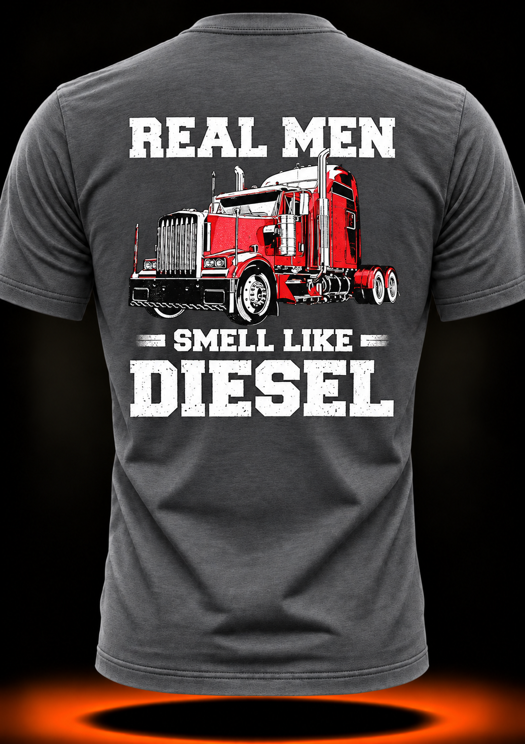Real Men Smell Like Diesel Trucker T-Shirt