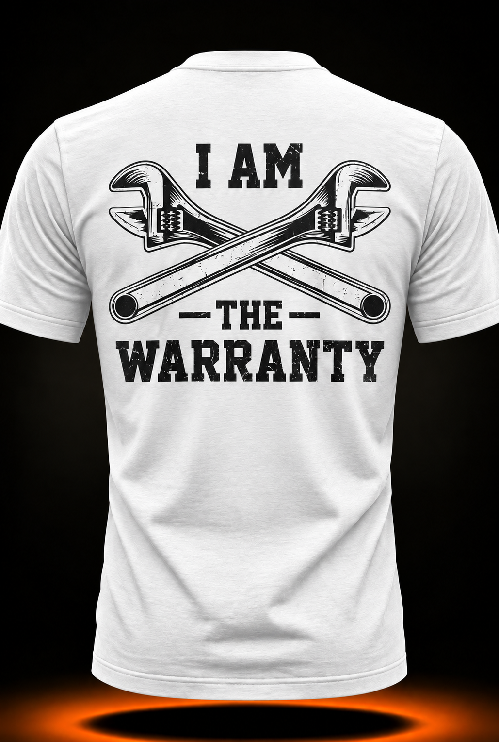 I Am The Warranty Crossed Wrench Proud Auto Mechanic T-Shirt