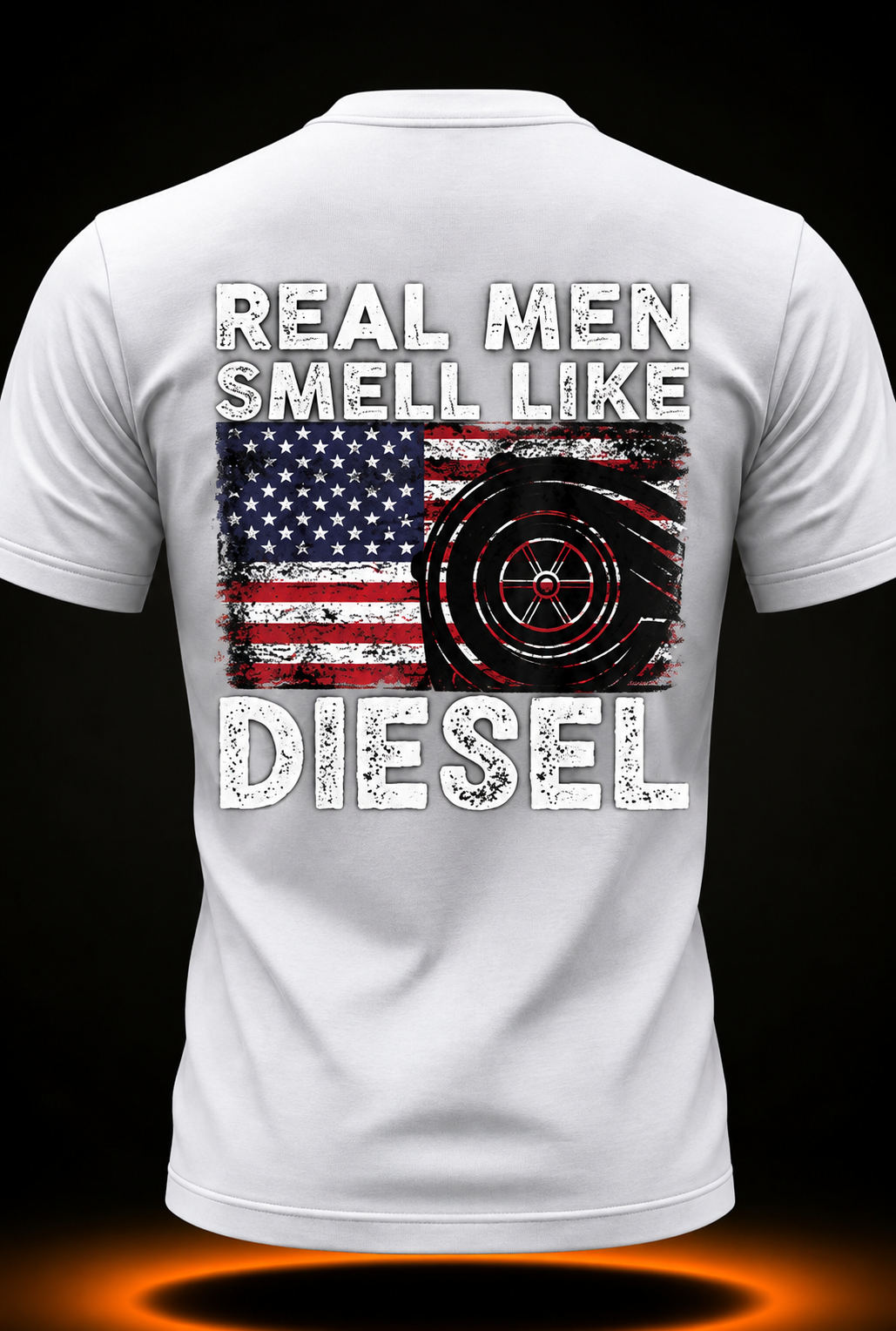 Funny Diesel Mechanic Gift | Real Men Smell Like Diesel T-Shirt
