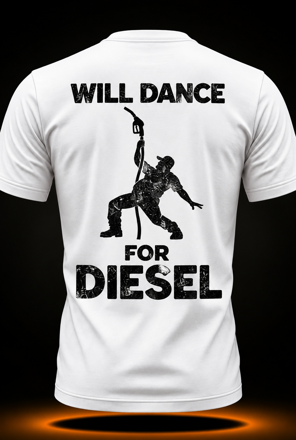 I Will Dance for Diesel Automotive Mechanic Mens Humor T-Shirt