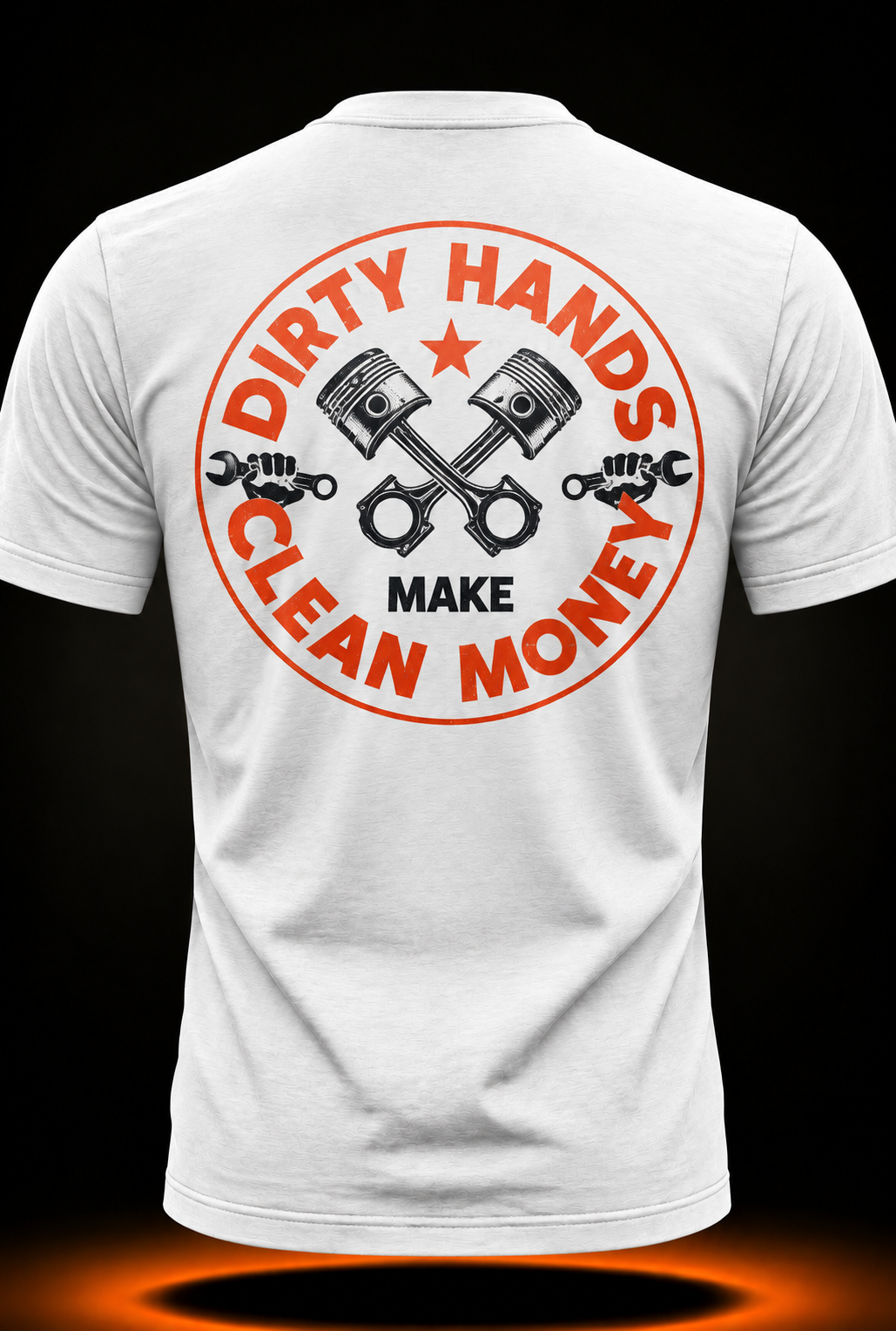 Mechanic Dirty Hands Clean Car Money Automotive Men Women T-Shirt