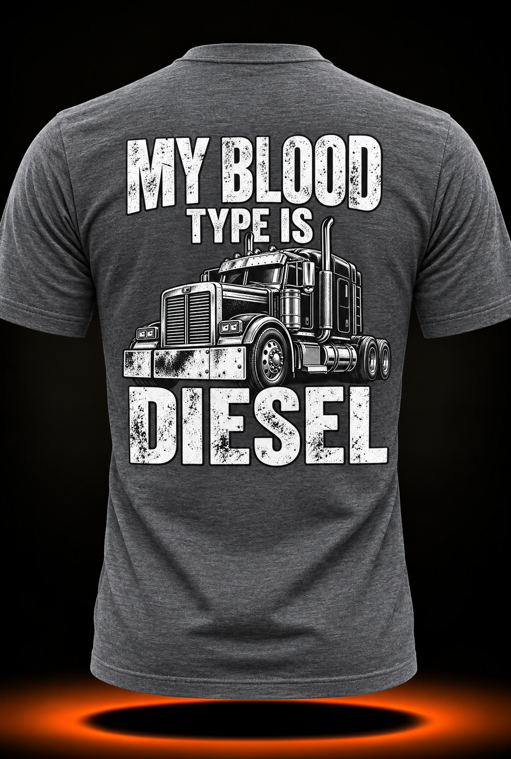 My Blood Type Is Diesel T-Shirt Trucker