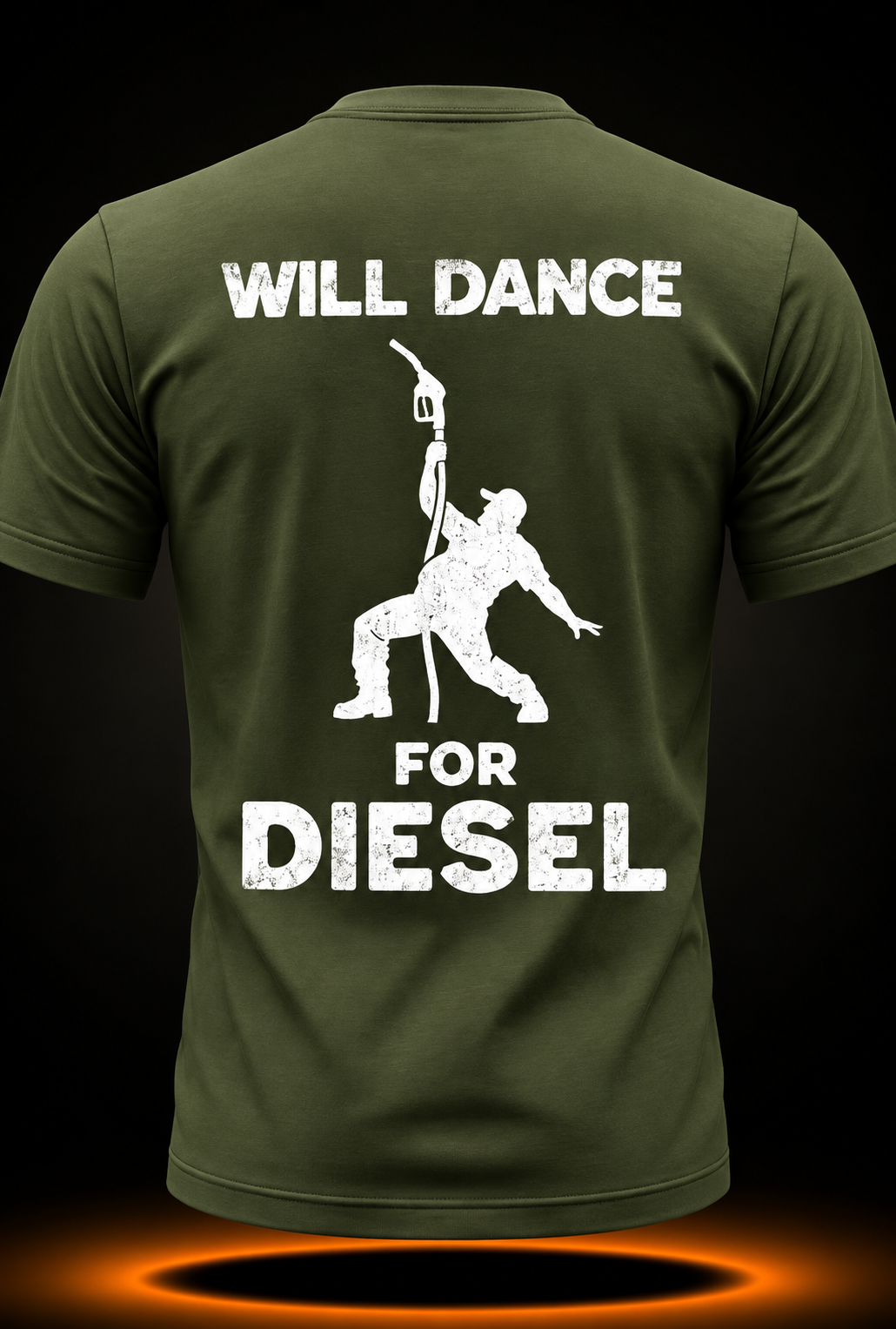 I Will Dance for Diesel Automotive Mechanic Mens Humor T-Shirt
