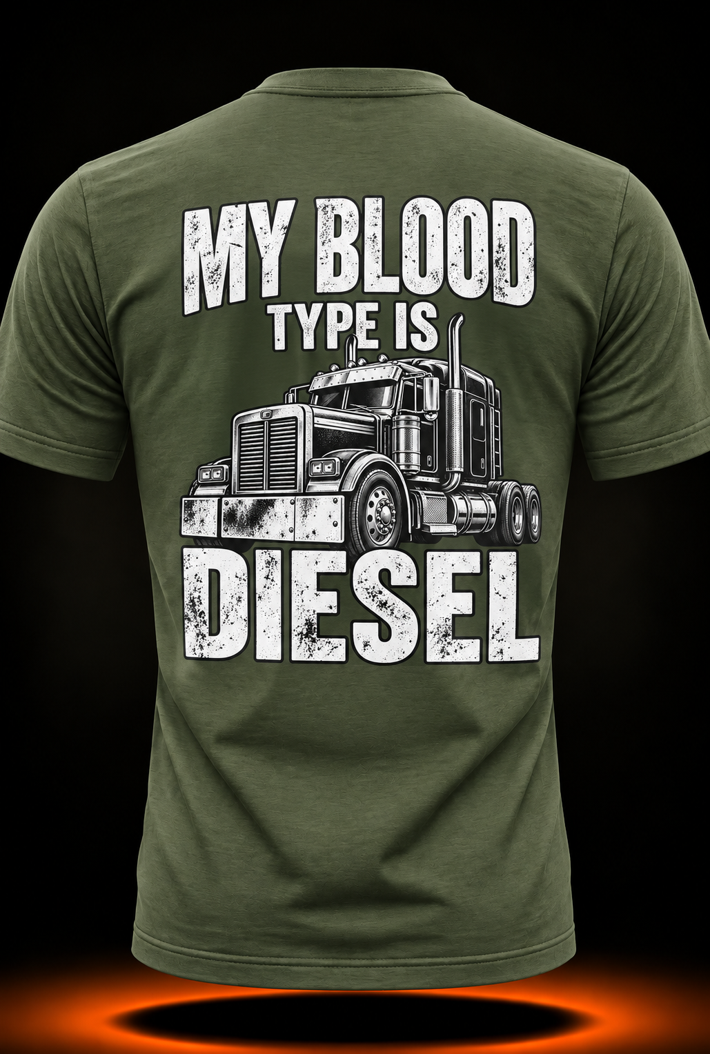 My Blood Type Is Diesel T-Shirt Trucker