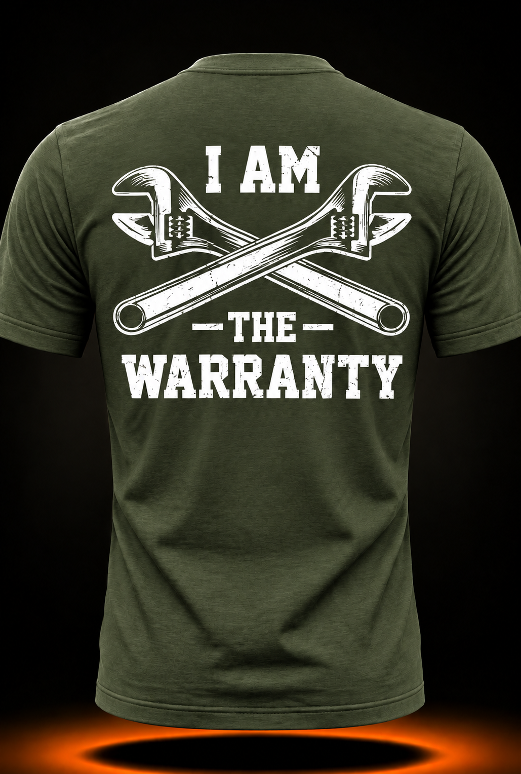 I Am The Warranty Crossed Wrench Proud Auto Mechanic T-Shirt