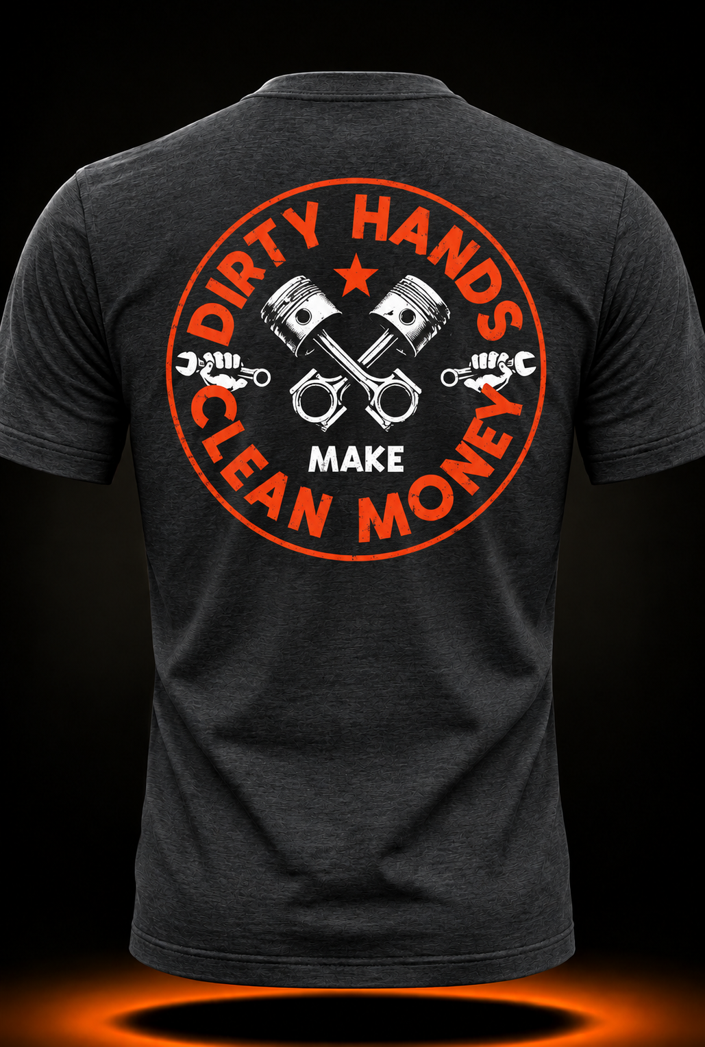 Mechanic Dirty Hands Clean Car Money Automotive Men Women T-Shirt
